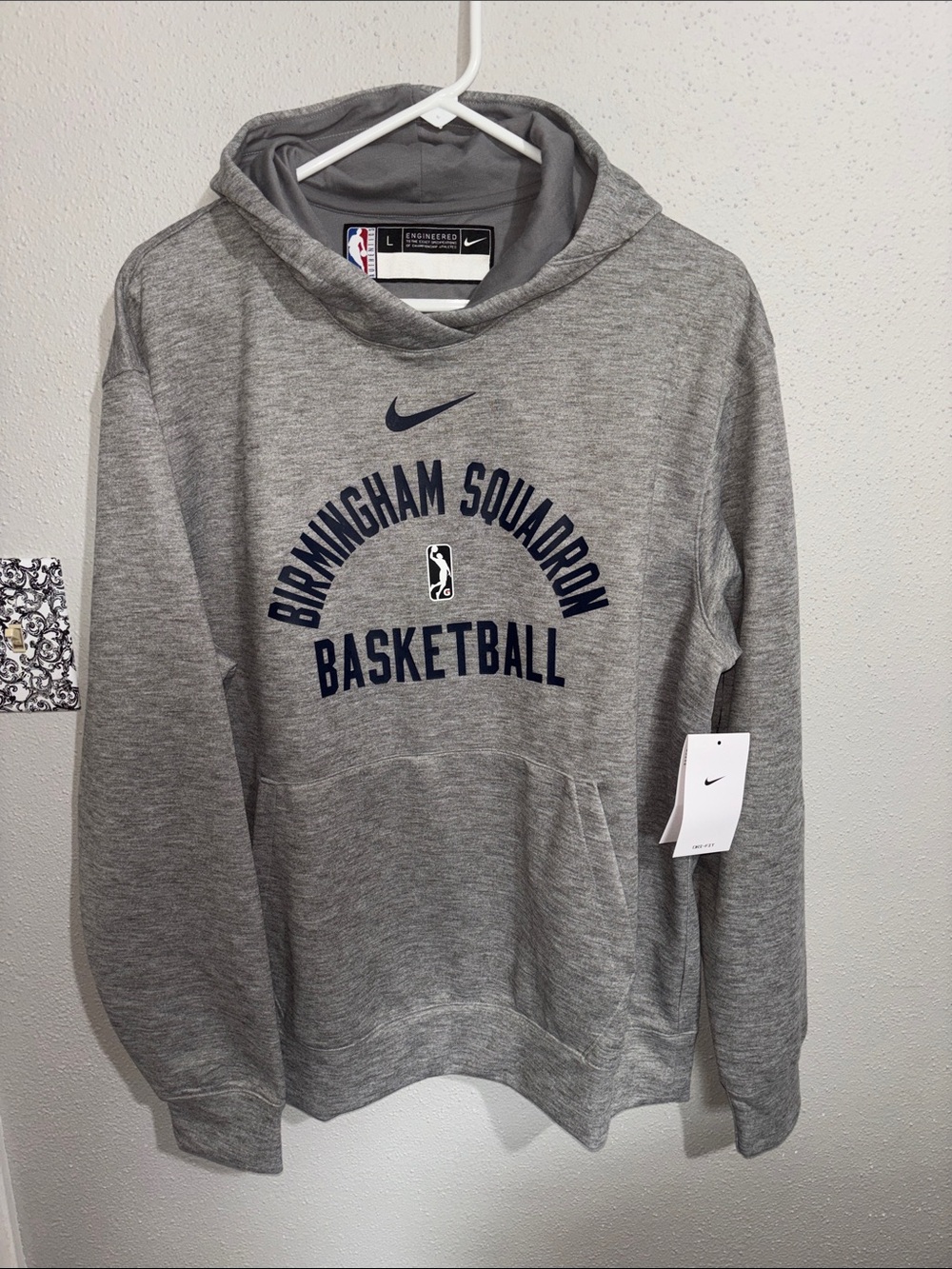 Nike- Men’s NBA Authentic G League Birmingham Squadron Team-Issued Fleece Hoodie